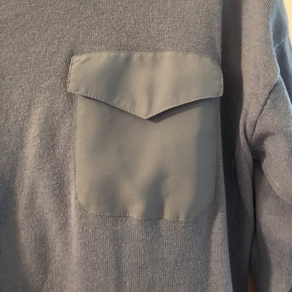 August Moon Light Blue Light Sweater - Picture 6 of 7